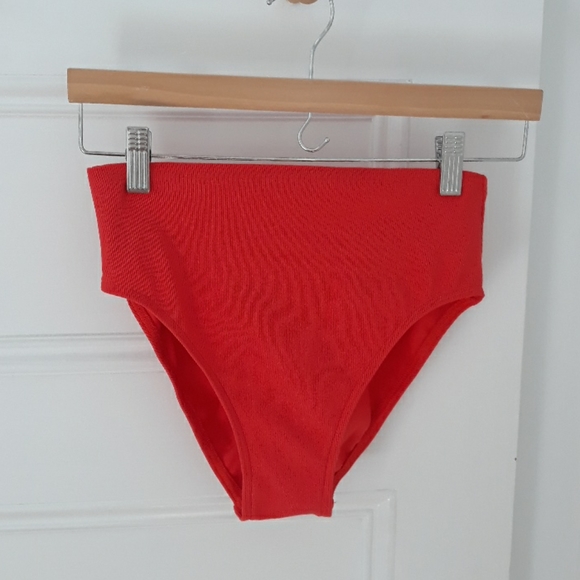 VTG 90s Y2K high neck rise orange bikini - Picture 4 of 15